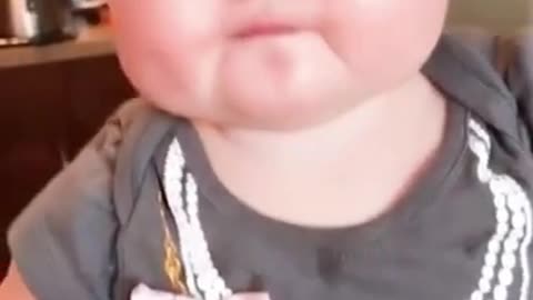 Funny Baby Videos eating fruits