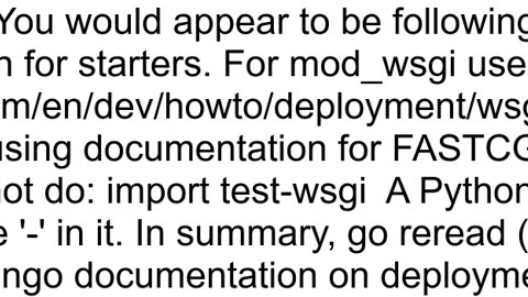 apache2 and mod wsgi Target WSGI script cannot be loaded as Python module