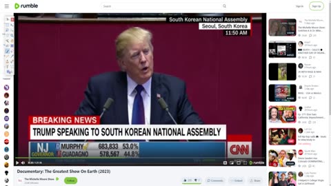 rumble - trump speaking to south korean national assembly