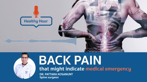 Back pain that could indicate a medical emergency