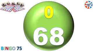 75-Ball BINGO Caller - Game#168 English American