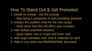 How To Stand Out From The Crowd & Get Promoted
