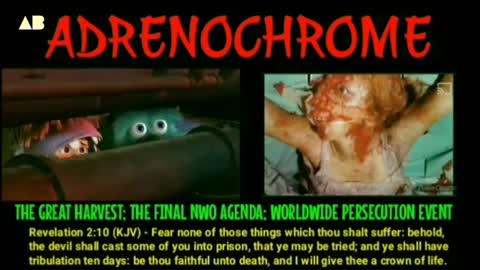 Adrenochrome - The Great Harvest: The Final NWO Agenda: WorldWide Persection Event | NEWS-19