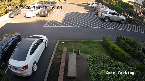 Car break in caught on camera