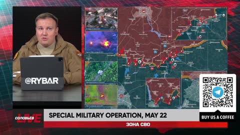 ❗️🇷🇺🇺🇦🎞 RYBAR HIGHLIGHTS OF THE RUSSIAN MILITARY OPERATION IN UKRAINE ON May 22, 2024