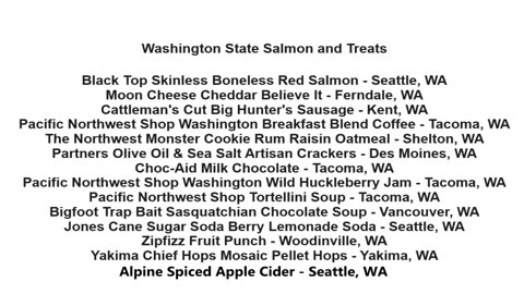 2024 Washington MRE Salmon and Treats Menu Meal Ready to Eat Review