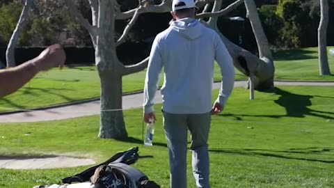 Rory plays around with the new TP5X #golf #rory #mcilroy #swing #practice #green #fairway #training