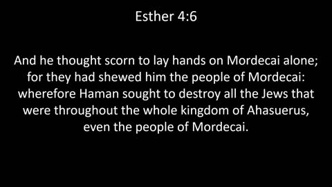 KJV Bible Esther Chapter 4