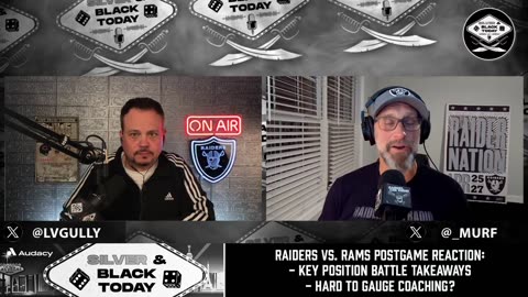 Las Vegas Raiders vs. LA Rams Postgame Reaction | Silver and Black Today