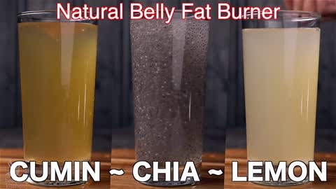 3 fat burning drinks - weight loss recipes | fat burning tea | homemade drinks to lose belly fat