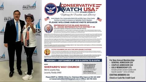 Conservative Watch USA Citrus County Event