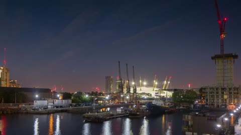 Shot of a pier in the city