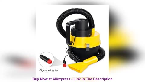 ⚡️ 12V Portable Car Vacuum Cleaner Wet and Dry Aspirador de po dual-use Super Suction Car Vacuum