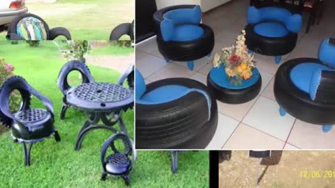 New DIY Creative IDEAS To Reuse and RECYCLE Tire - Awsome DIY Crafts With Tire