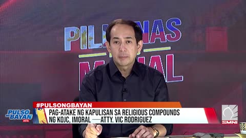 Pag-atake ng kapulisan sa Religious Compounds ng KOJC, Imoral ─Atty. Vic Rodriguez