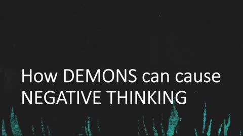 What is causing Your Negative Thinking???