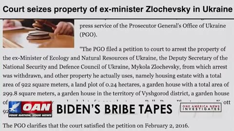The Biden Ukraine Bribe Tapes