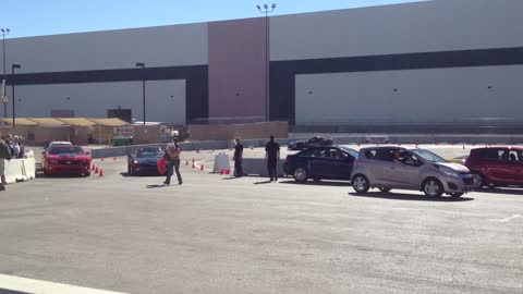 Corvettes Drifting at SEMA Display