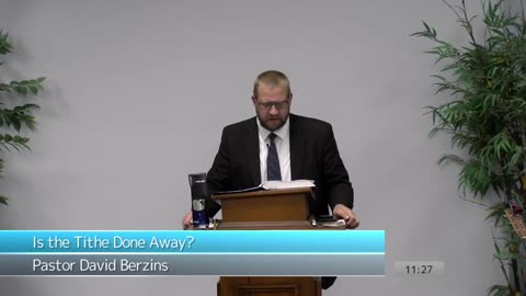Is the Tithe Done Away | Pastor Dave Berzins