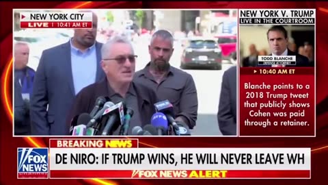Fool De Niro makes himself the butt of jokes for years to come!