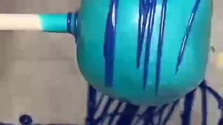 Making Blue Lollipops!