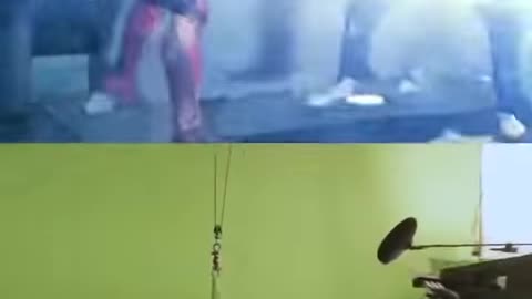 Justice League behind the scenes_ before vfx