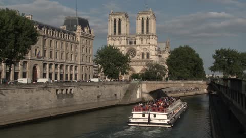 In Paris, take a stroll on the banks of the beautiful Notre Dame