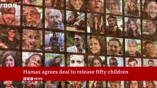 Israel and Hamas agree to pause fighting forrelease of 50 hostages - BBC News