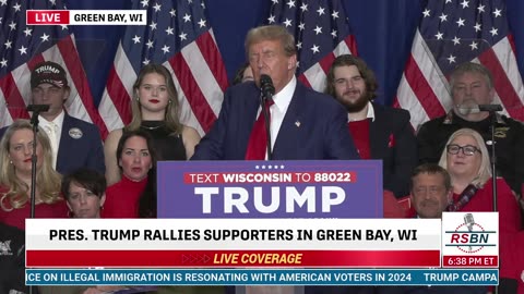 FULL SPEECH: President Donald J. Trump to Hold a Rally in Green Bay, Wisconsin - 4/2/24