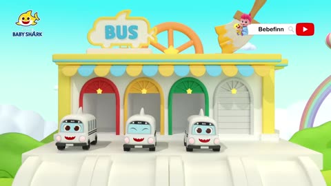 [🚌NEW] Let's Ride with the Color Buses! - Baby Shark Toy Car - Songs for Kids - Baby Shark Official