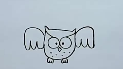 How to turn Words Owl Into a Cartoon Owl