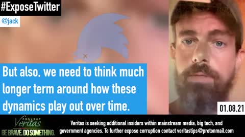 Twitter CEO Jack Dorsey (Exposed) Detailing Agenda For Further Political Censorship