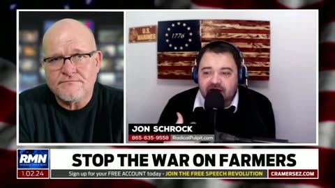 CramerSez | LIVE | Jon Schrock - STOPPING THE WAR ON FARMERS