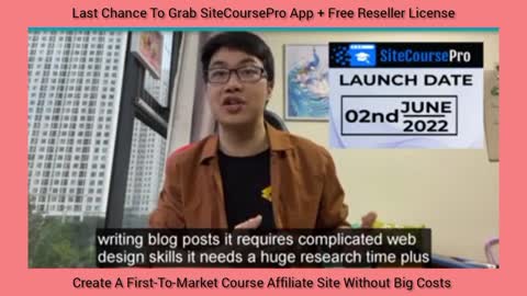 Last Chance To Grab SiteCoursePro App + Free Reseller License