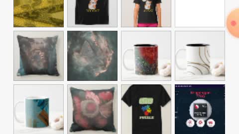 My Designs On T-shirts, Pillows And Mugs