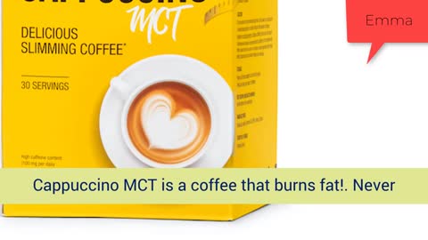 Cappuccino MCT is a coffee that burns fat!Never before has losing excess weight been so tasty Best
