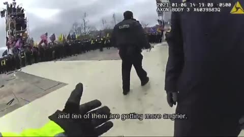 J6 US Capitol Police Bodycam - "We're taking out one and ten of them are getting angrier."