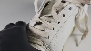 ASMRㅣSaint Laurent White Sneakers Restoration