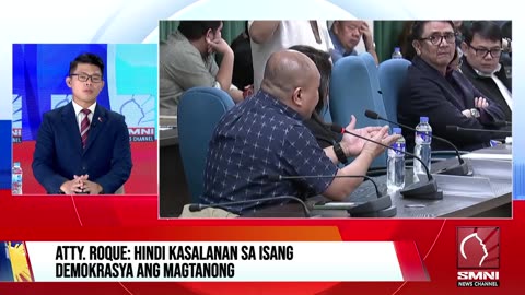 Atty. Roque: Walang due process na ibinigay sa SMNI