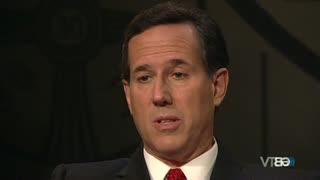 2012, Rick Santorum on the economy - Video