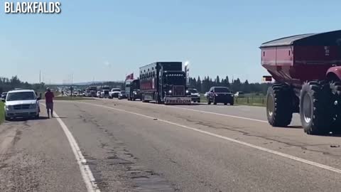 Canada: Massive farmers and truckers convoy (July 25, 2022)