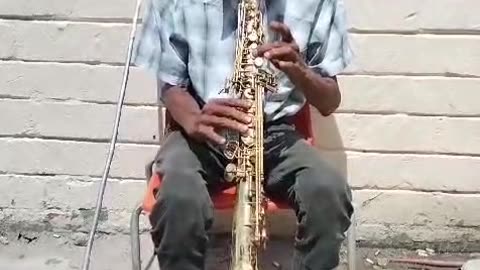 Blind musician’s desperate instrument appeal