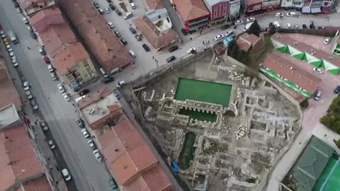 حمام روماني لعلاج السياح والرياضيين في تركيا