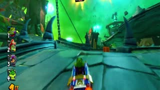 Crash Team Racing Nitro Fueled - Thunder Struck Mirror Mode Gameplay