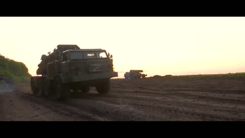 Ukraine War - MLRS Uragan night-time operations during the special military operation