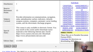 Summary of NAVEDTRA 14030 - Aviation Electronics Technician (AT) 1 - Organizational