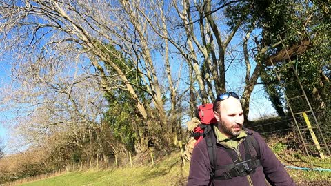 At Frankenbury - the largest Iron Age hillfort in the New Forest