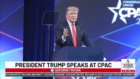 You can watch President Trump Speaking at CPAC in Dallas, TX 7/11/21
