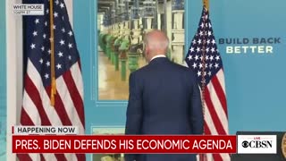 Biden Walks Away Without Taking Questions After TRAINWRECK Jobs Report
