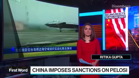 China Sanctions Pelosi Over Taiwan Trip
